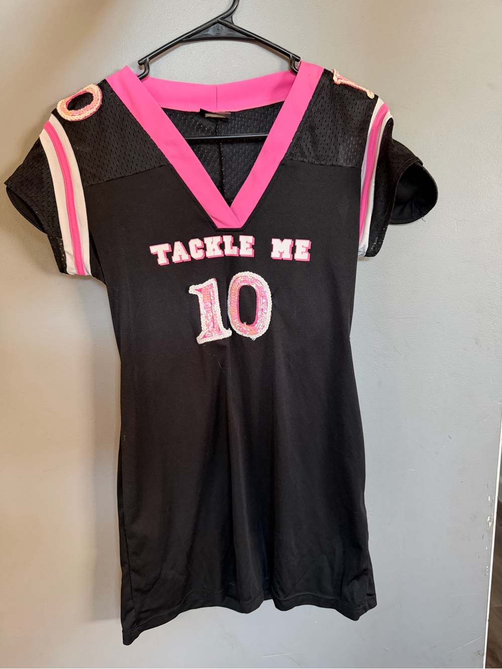 Women’s Black & Pink 'Tackle Me' Football Dress - Top Halloween costume